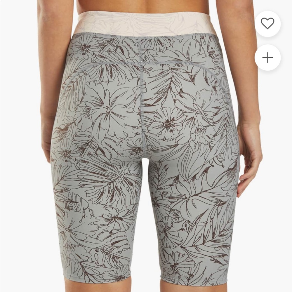 Floral free people biker shorts